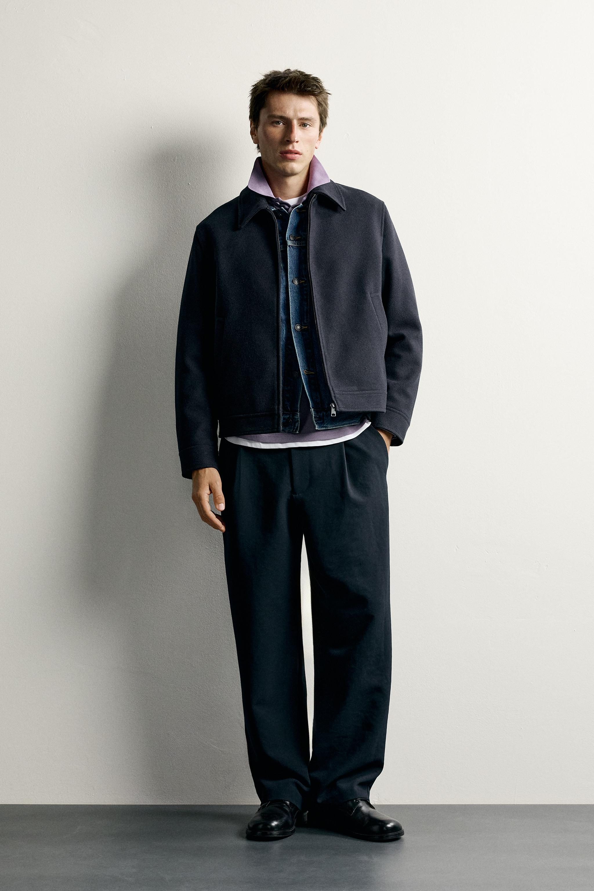 BLOUSON STRUCTURED REGULAR FIT